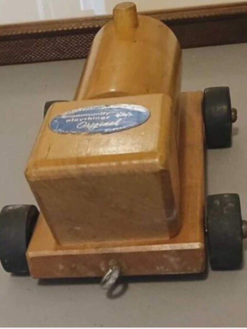 Solid Maple Wooden Truck Toy Car 9" Long Craft Built Community Playthings